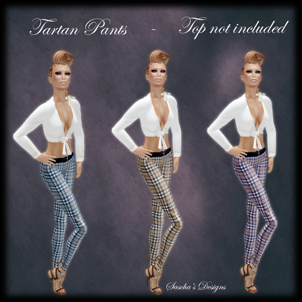 tartan pants plus size