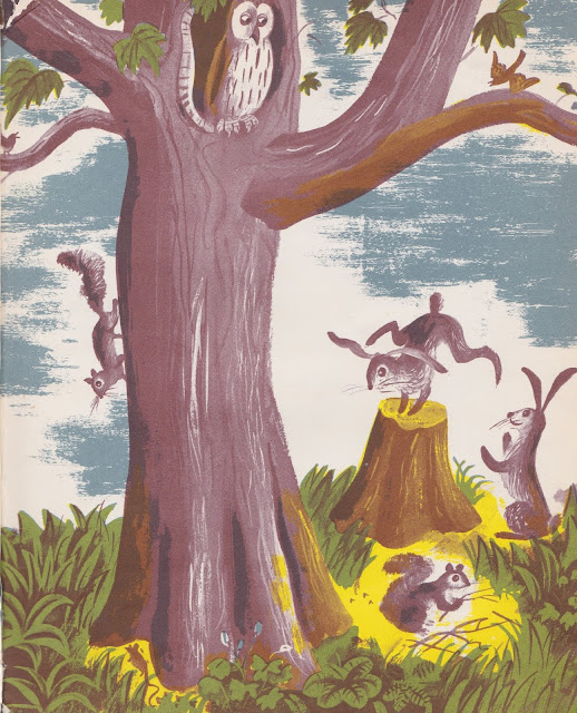 Children's Books, Illustration, Mid Century Modern, My Retro Reads, Vintage, Picture Books, Roger Duvoisin, Alvin Tresselt, Autumn, Fall, Leaves, Maple Tree