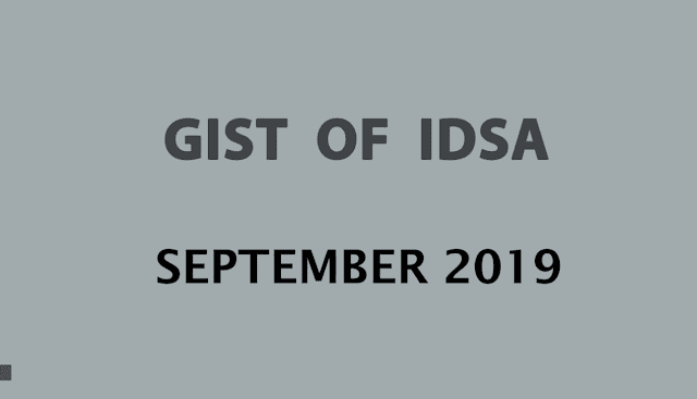 GIST of IDSA September 2019