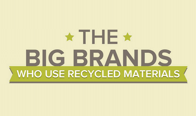 Image: The Big Brands Who Use Recycled Materials