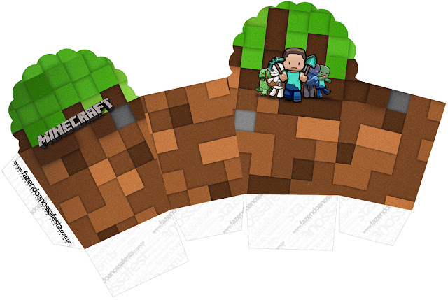 Minecraft: Cajas para Imprimir Gratis. Minecraft: Cajas para Imprimir Gratis.