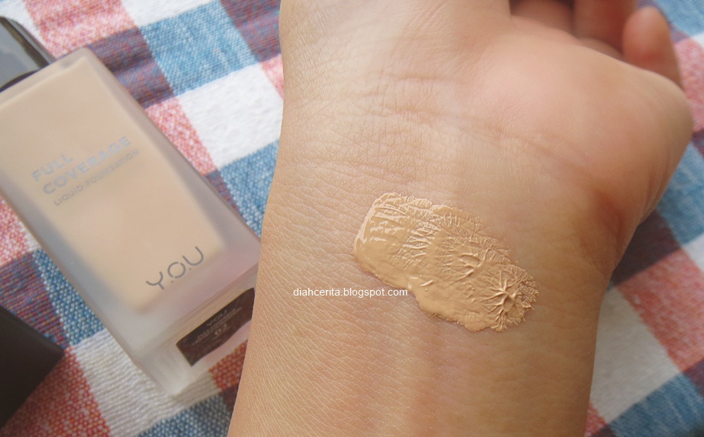 REVIEW Y.O.U Cosmetics Liquid Foundation 02 Natural