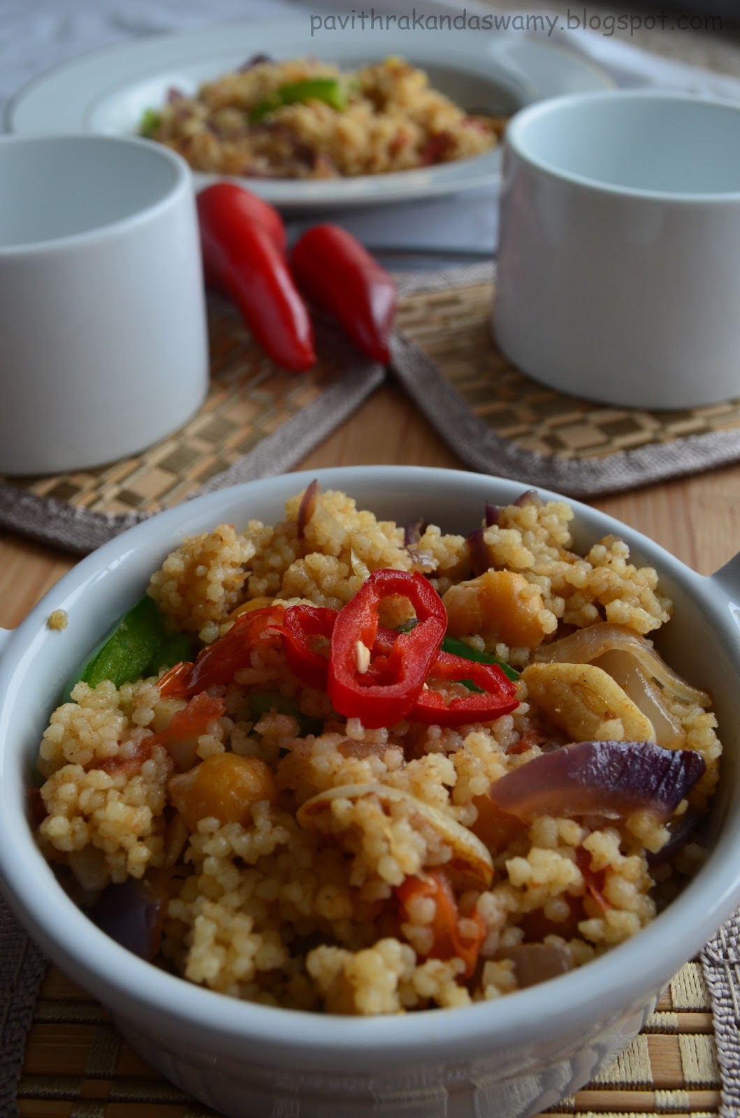 The Fat Lady Spiced couscous with chickpeas