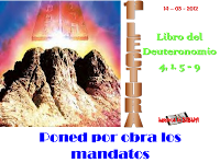 Resultado de imagen para Moisés habló al pueblo, diciendo: - «Ahora, Israel, escucha los mandatos y decretos