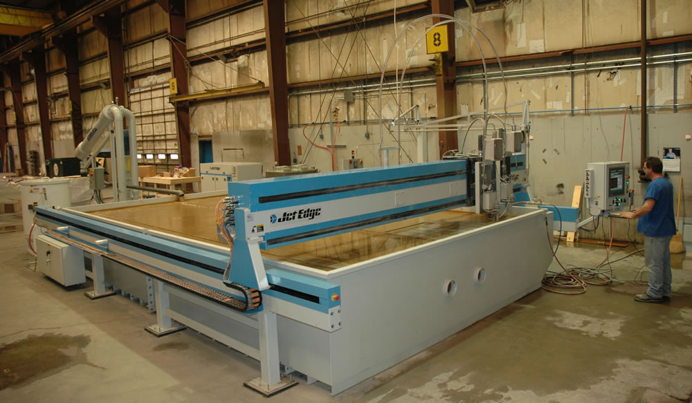 Water Jet Machines by Jet Edge JACQUET Mid Atlantic Installs 4th Jet