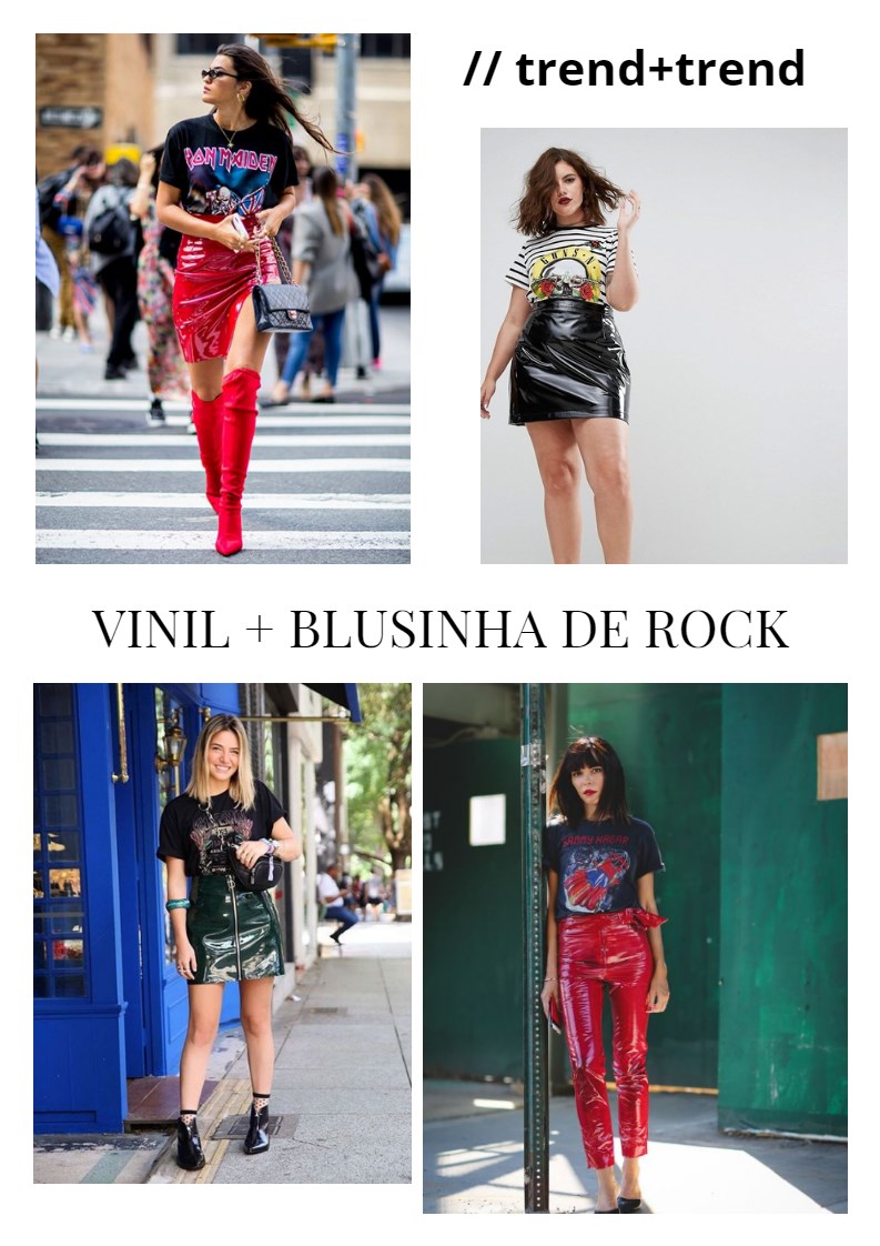 Como usar a tendência do vinil nos looks do dia Como usar a tendência do vinil nos looks do dia