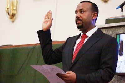 Ethiopia installs new PM Abiy Ahmed who reaches out to opposition and Eritrea Ethiopia installs new PM Abiy Ahmed who reaches out to opposition and Eritrea