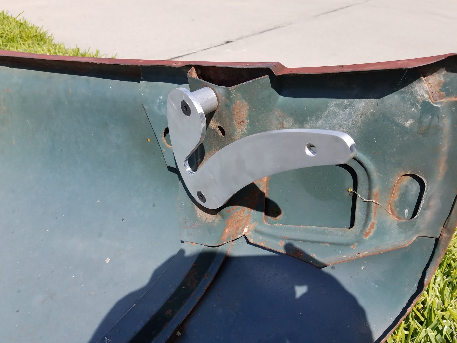 1956 Ford F100 Build Tilt Forward Hood Kit Install Part 2