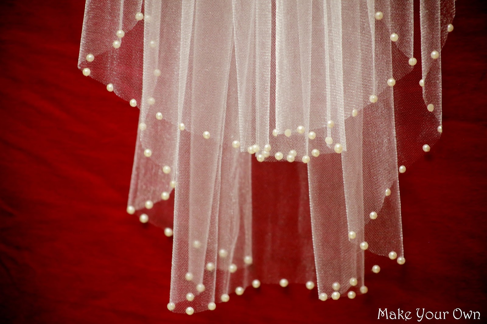 Make Your Own How to Make a Two Tier VeilDIY First Communion Veil