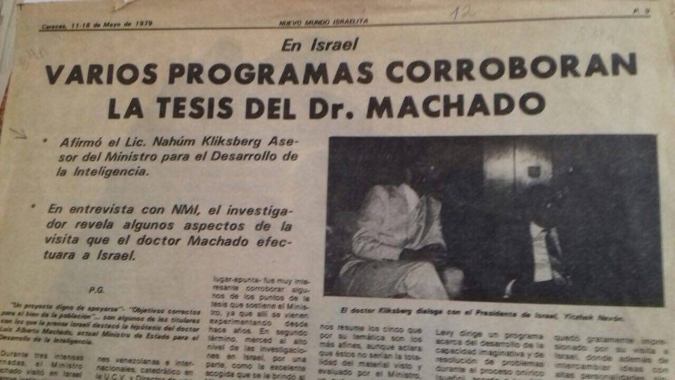 29 - Periódico Nuevo Mundo Israelita, Caracas, 18/05/1979.