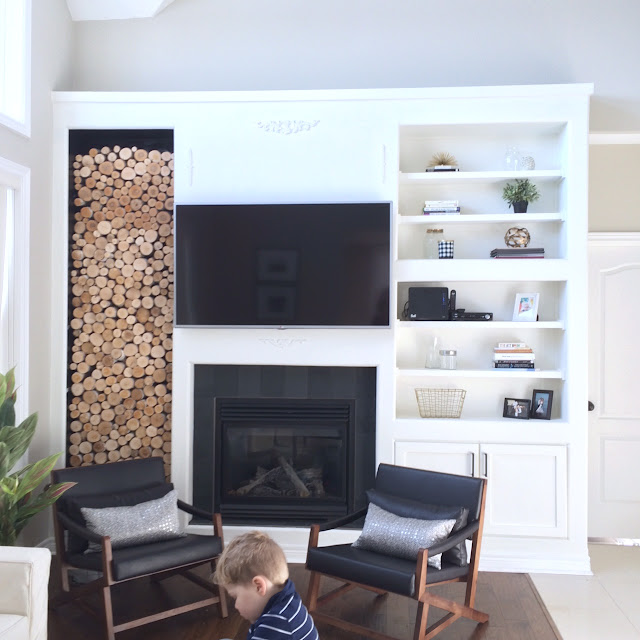 Fireplace Makeover Reveal Harlow & Thistle Home Design Lifestyle DIY