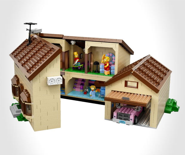 The Simpsons House made LEGO