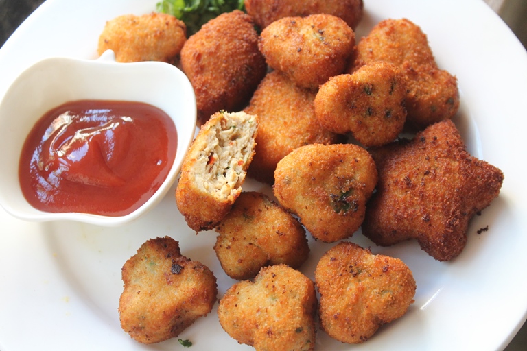 Chicken Nuggets Recipe Shaped Chicken Nuggets for Toddlers & Kids