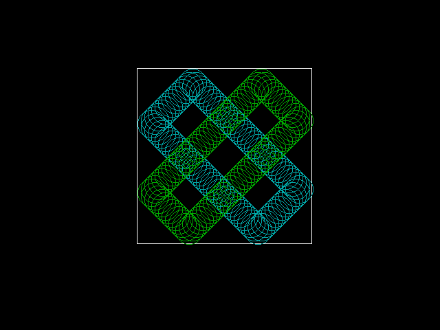 Circular Pattern Using C/C++ and Graphics