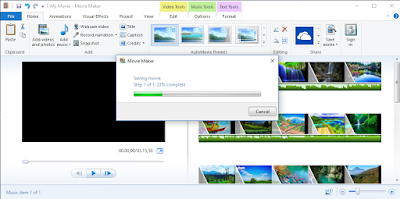 Gambar ilustrasi proses penyimpanan vidio hasil windows movie maker