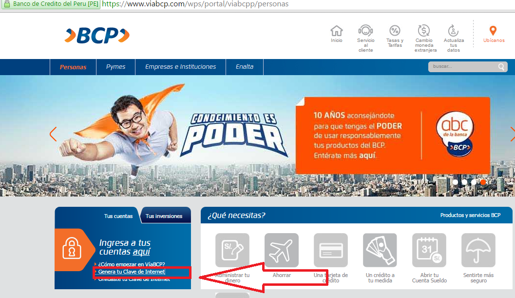 PC y MOVIL Como Generar tu clave de de BCP