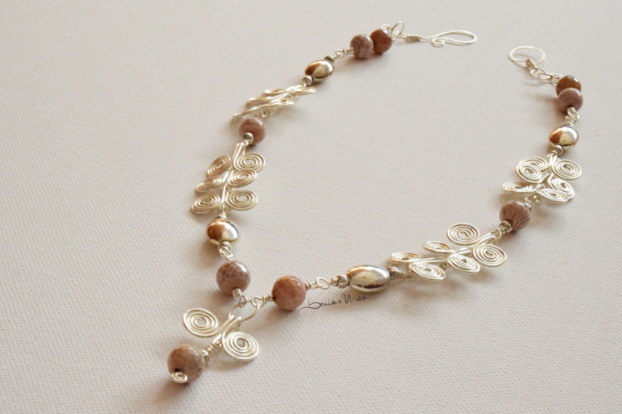 beads and wires collier argento beads and wires collier argento