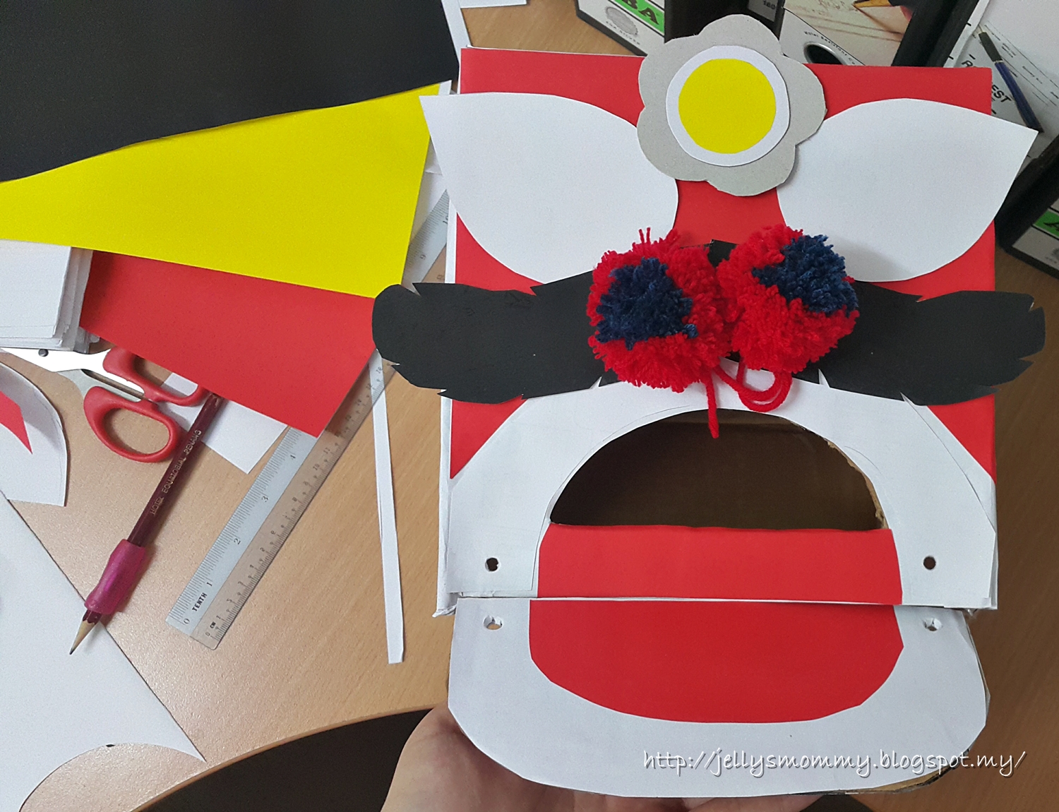 A little bit of Everything DIY Lion Dance Head