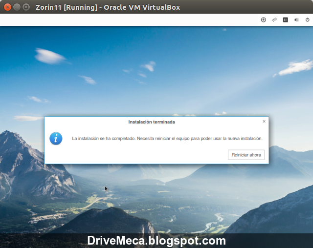 DriveMeca instalando Zorin OS 11 Core paso a paso