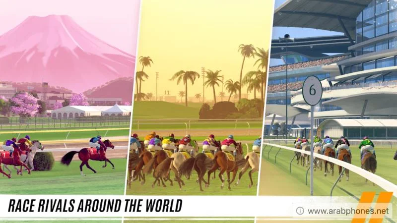 تنزيل لعبة Rival Stars Horse Racing مهكرة للأندرويد