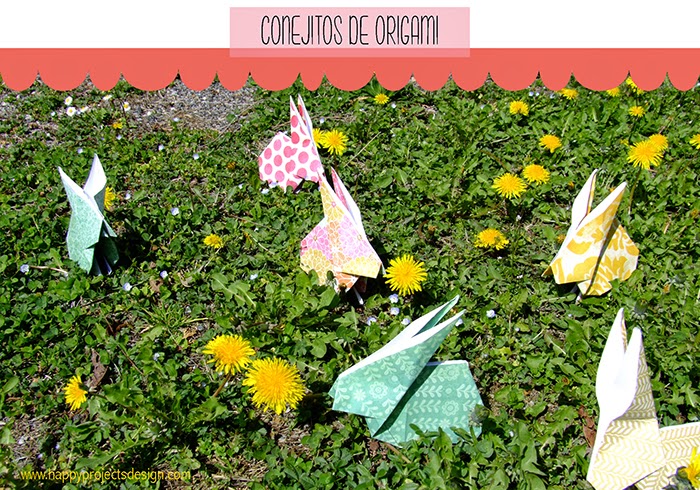 DIY Conejitos de Origami DIY Conejitos de Origami para Pascua