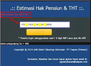 Estimasi Hak Pensiun Dan Tunjangan Hari Tua (THT) bagi PNS