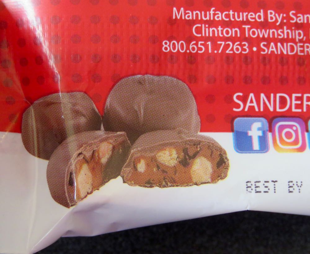 Chocolate Banquet Sanders Candy Milk Chocolate Cherry Almond