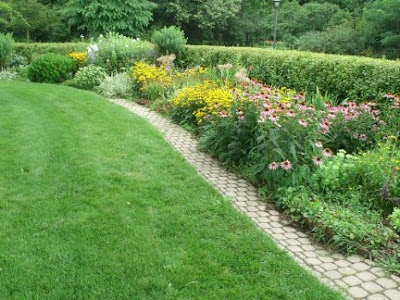 Rosetta McClain Gardens English perennial border  by garden muses: a Toronto gardening blog