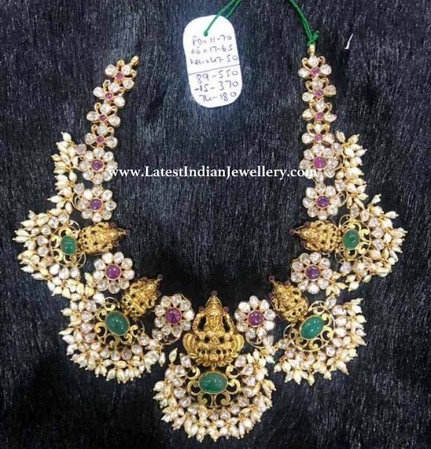 Lakshmi Polki Design Guttapusalu - Latest Indian Jewellery Designs