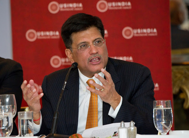 India’s Energy Minister, Piyush Goyal Discusses Opportunities in the Renewable Energy Sector with U.S. and Indian Industry India’s Energy Minister, Piyush Goyal Discusses Opportunities in the Renewable Energy Sector with U.S. and Indian Industry