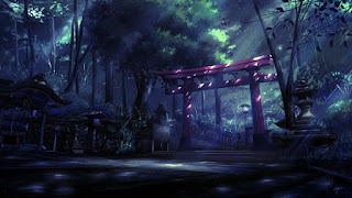 El bosque santo de Okunoin. El bosque santo de Okunoin.