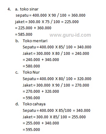 Soal Dan Jawaban Smp Tvri 20 April 2020 Guru Paud