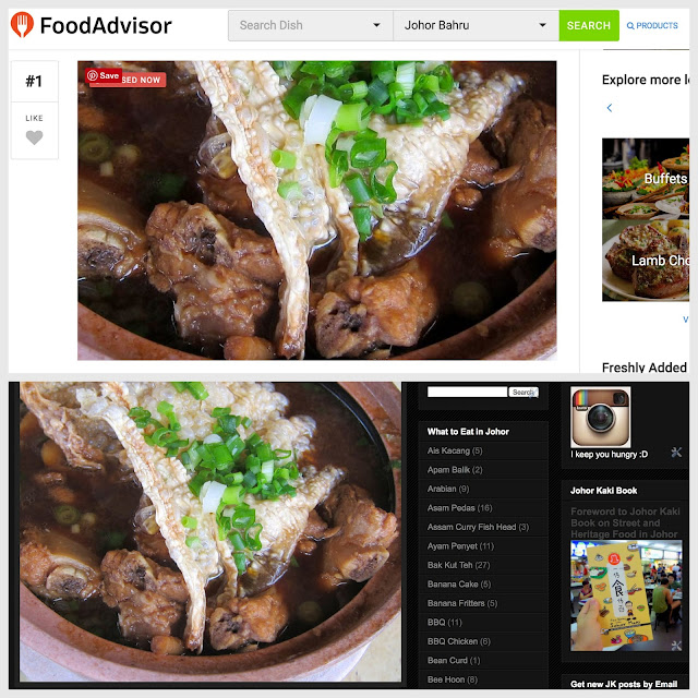 www.foodadvisor.my Infringes Intellectual Property Right of Johor Kaki FoodAdvisor