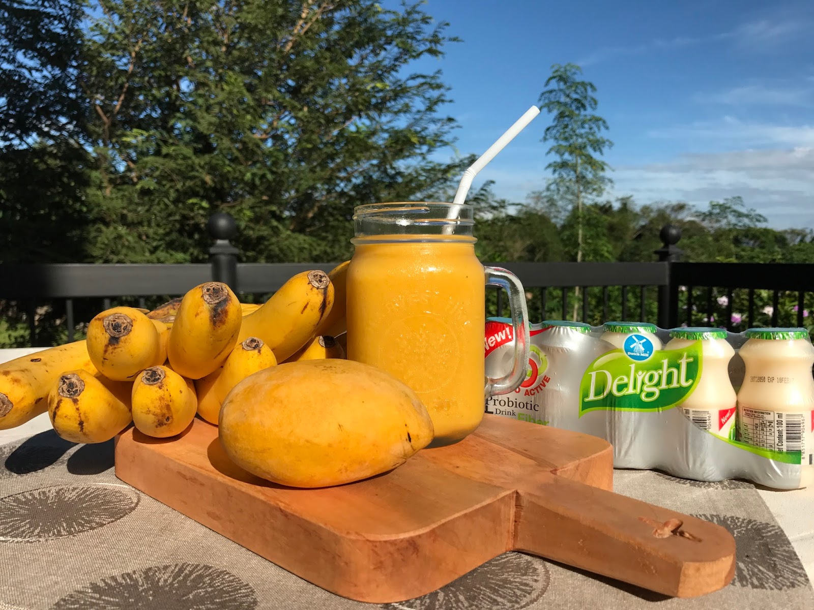 manila fashion observer Healthy Mango Banana Smoothie with Dutch Mill