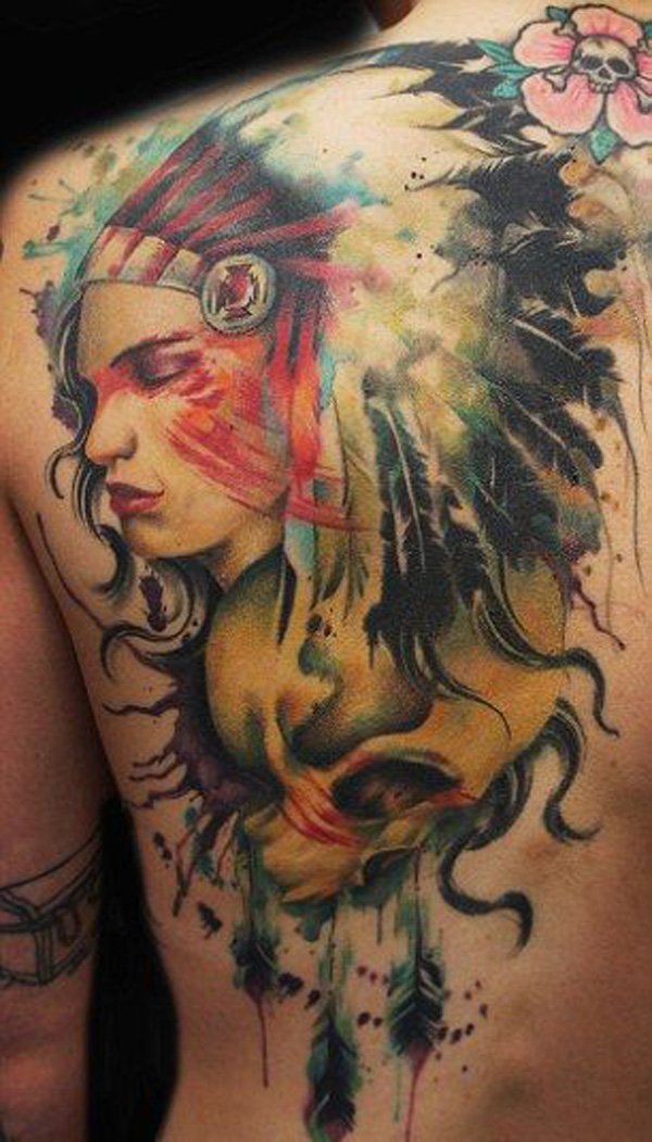 tatuagem índio tatuagem índio