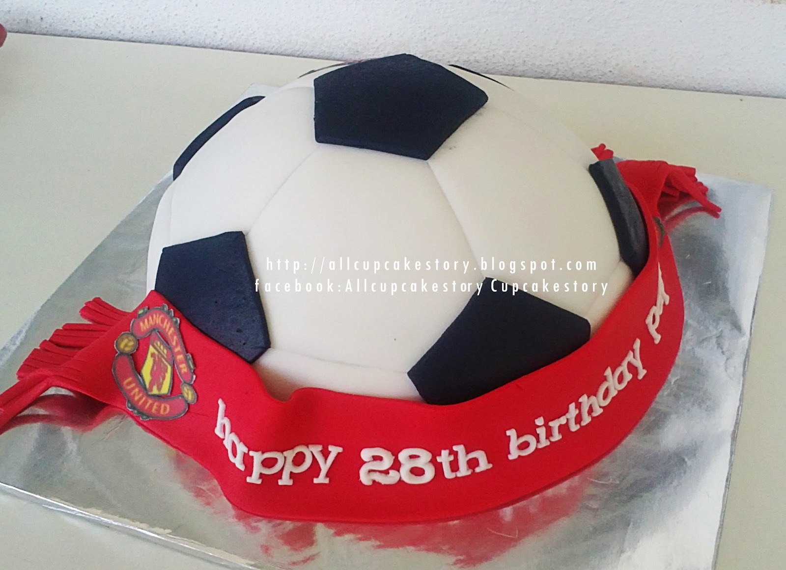 MU Soccer Ball Cake | Today's Inspiration MU Soccer Ball Cake | Today's Inspiration