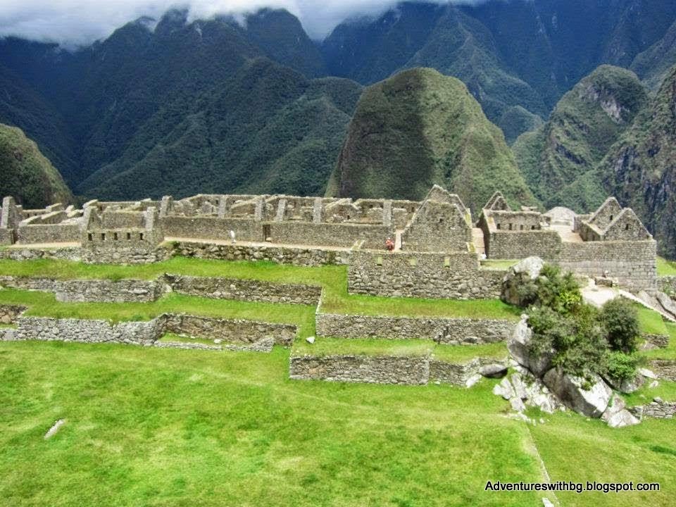 on Machu Picchu