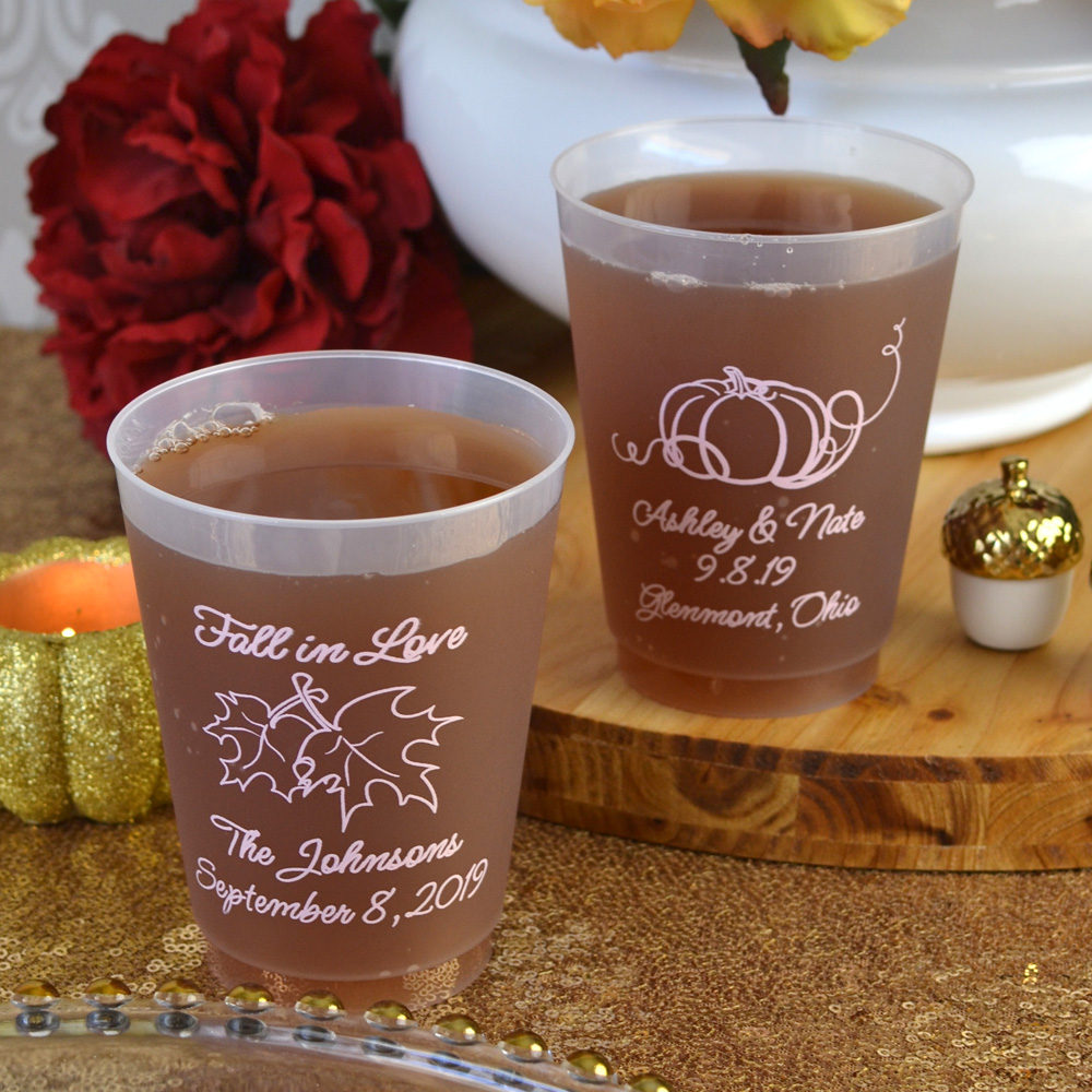 Wedding Favor Personalized Plastic Cups