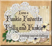 WINNER: Guest Designer at the Frilly&Funkie Challenge Blog March 2018