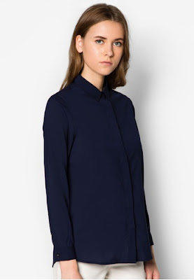 Collection Collared Blouse, S$29.90 from Zalora