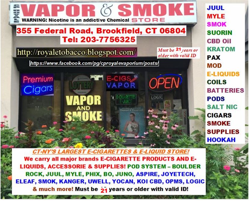CP Royale Vapor & Smoke-Brookfield-CT