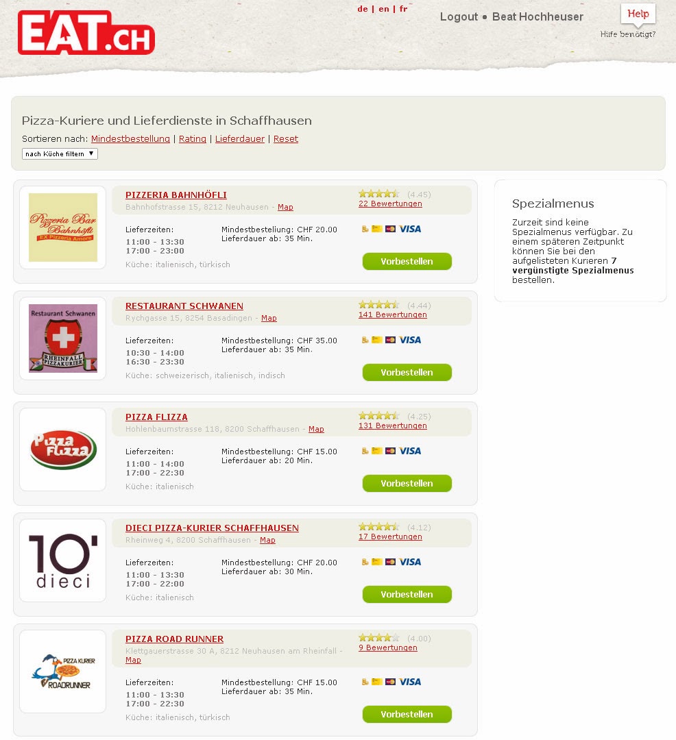 Essen Bestellen Schaffhausen Essen Bestellen Schaffhausen