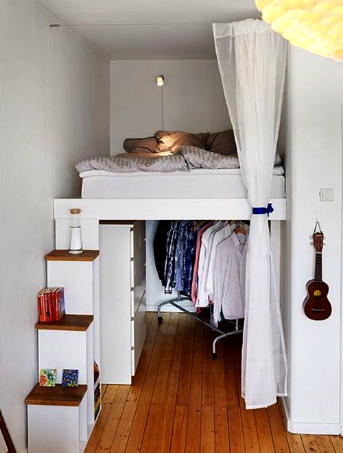 30 Contoh Dekorasi Kamar Tidur Sempit Unik dan Keren 30 Contoh Dekorasi Kamar Tidur Sempit Unik dan Keren