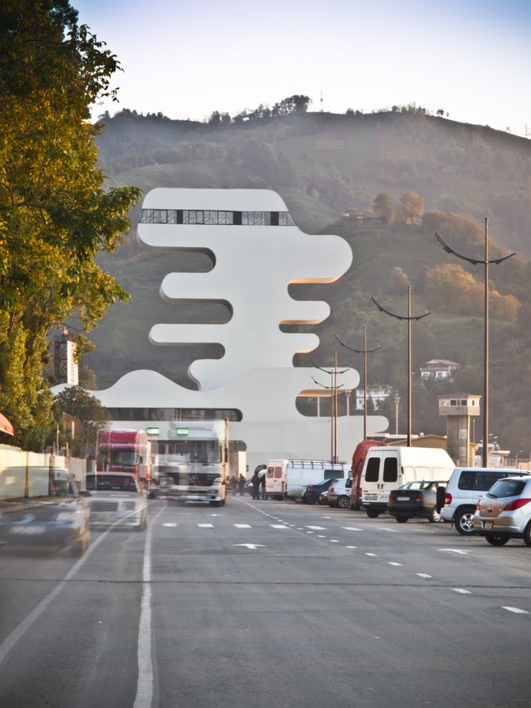 Sarpi Border Checkpoint  in Georgia By J Mayer H 