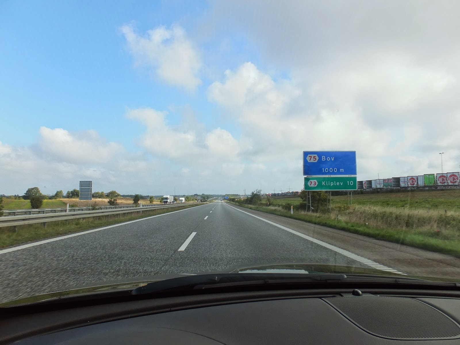 germany-denmark-highway 欧州の高速道路