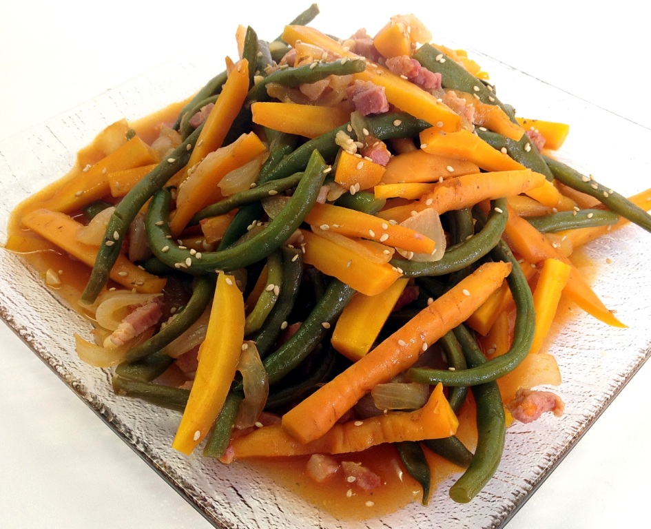 Marthese Seasonal Food French Bean and Carrot cooked in Wine Sauce