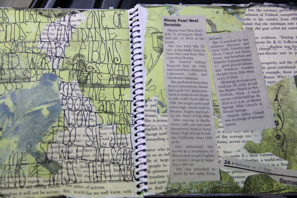Living Creatively Art Journaling and remembering