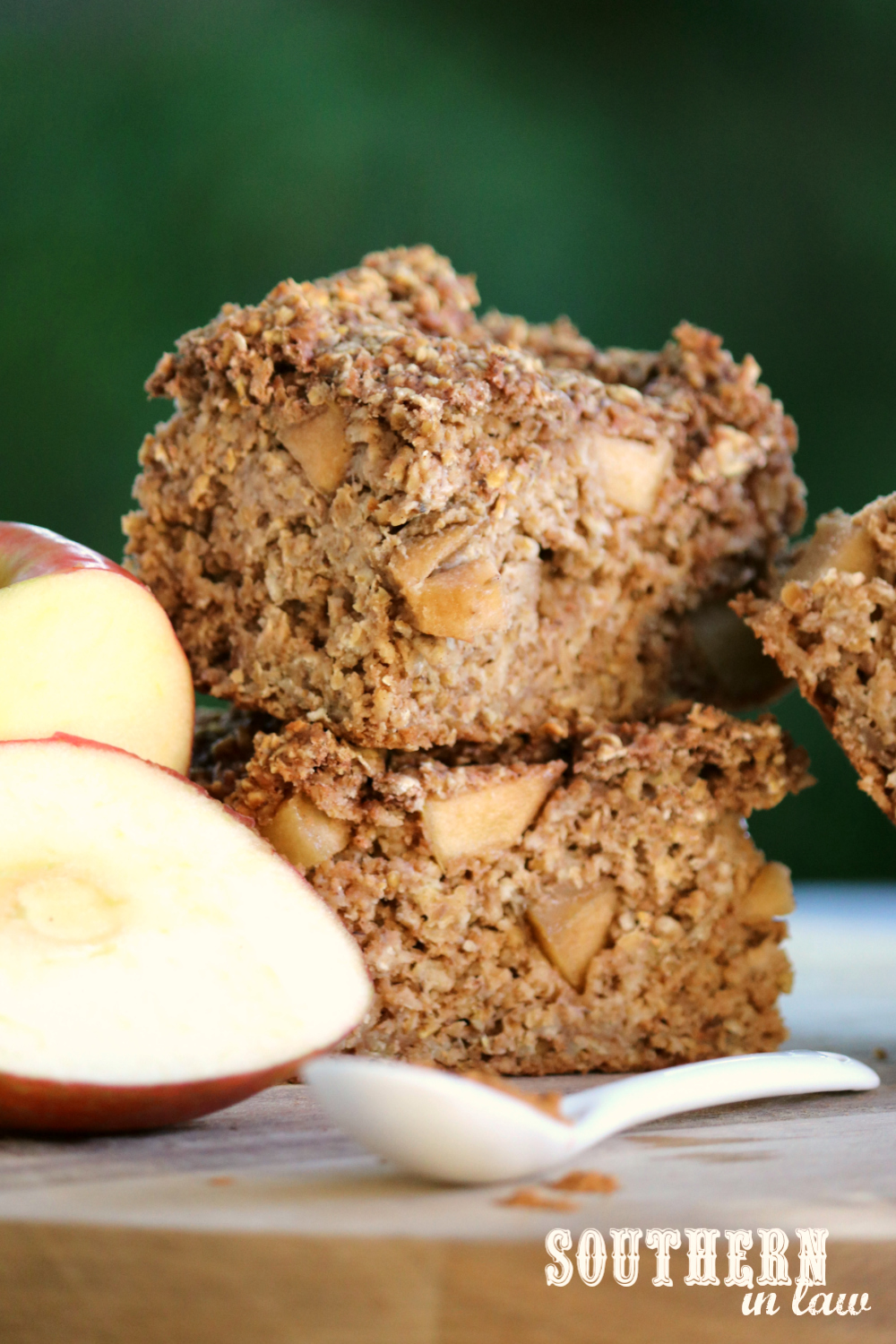 Southern In Law Recipe Vegan Apple Cinnamon Baked Oatmeal
