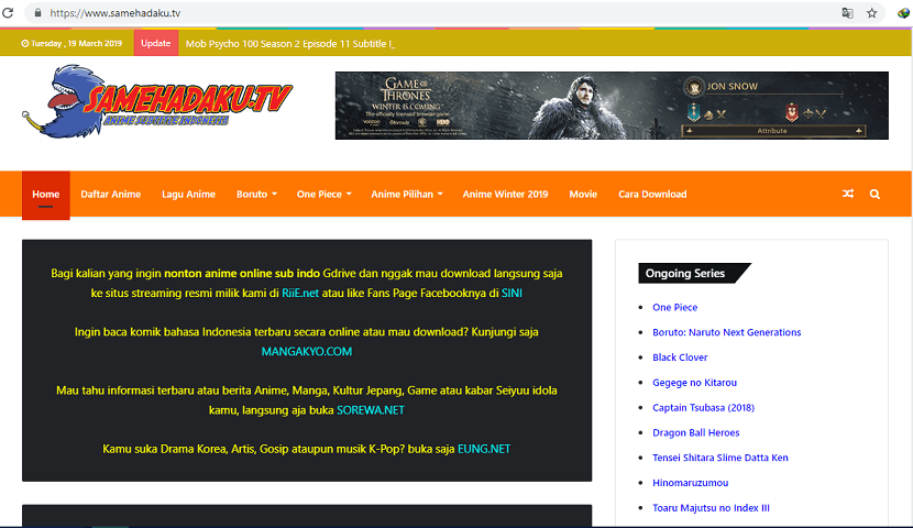 Cara Download Anime di Samehadaku