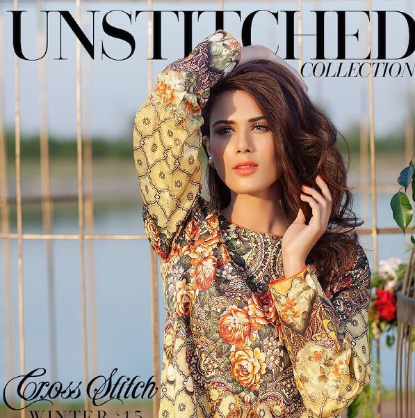 Cross Stitch Unstitched Winter Dresses Collection 201516 Fahion and